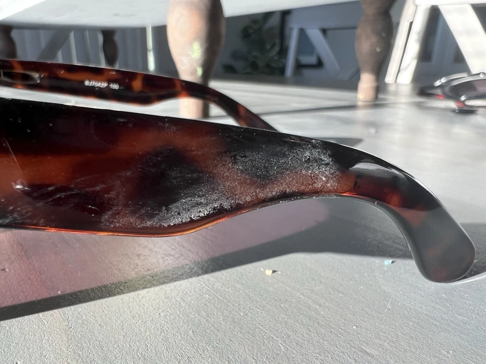 Betsey Johnson Sunglasses: White With Tortoise Shell Arms - Image 2 of 4