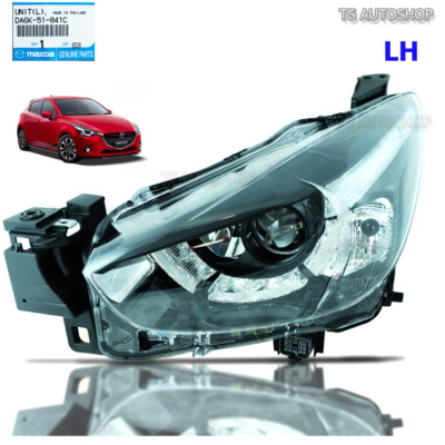 LH Left Projector Head Lamp OEM For Mazda 2 Mazda2 Sedan Hatchback