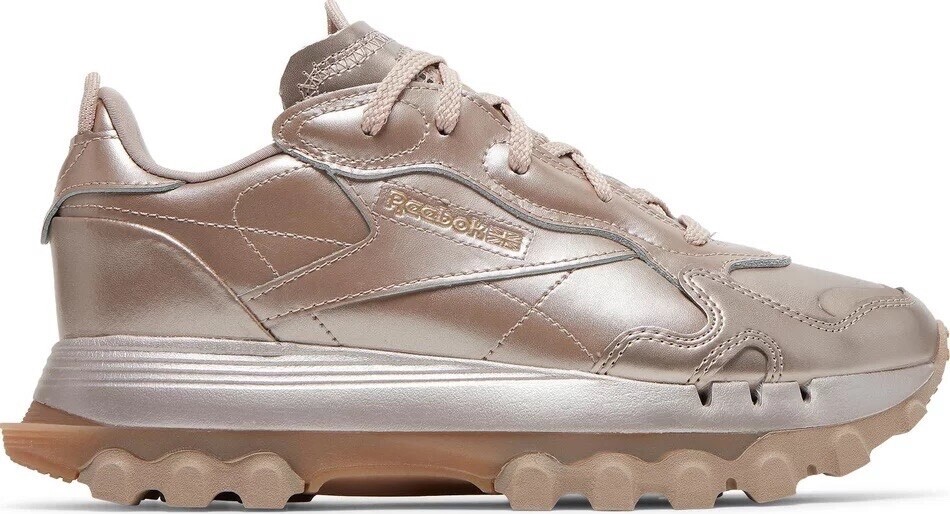 Womens Reebok Cardi B Classic Leather Shoes Size Rose Gold Champagne  GW2633