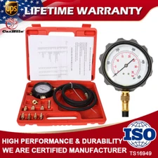 Auto Transmission Engine Oil Pressure Tester Gauge Diagnostic Meter Test 500PSI