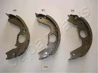 Rear Brake Shoe Set JAPANPARTS GF-503AF