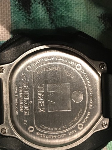 timex ironman triathlon digital watch (alarm, stopwatch, day