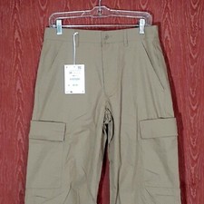 Zara Origins Khaki/Brown Cargo Work Men's Pants Size US 30 NWT