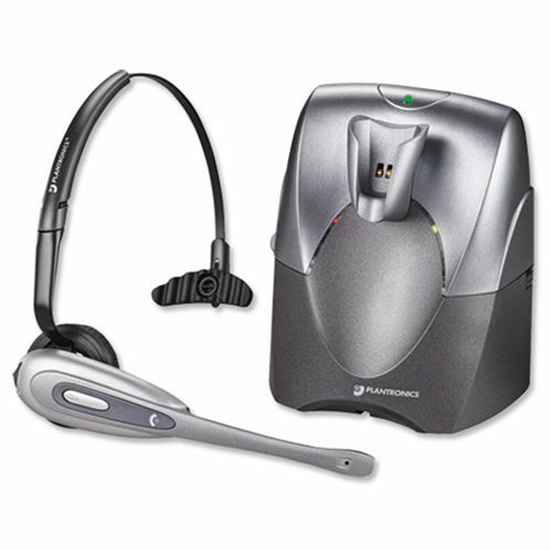 Plantronics CS60 DECT Wireless Convertible Office Headset System with AC Charger