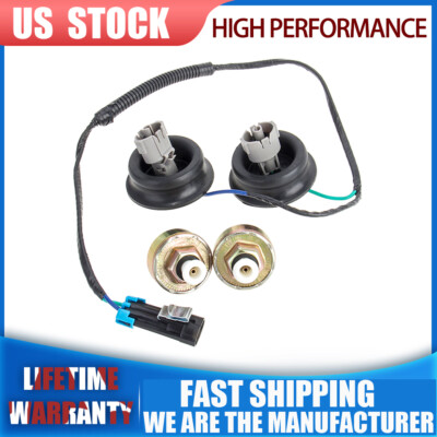 Knock Sensors Connector For Chevy GMC Silverado Express Cadillac 5.3L W/Harness