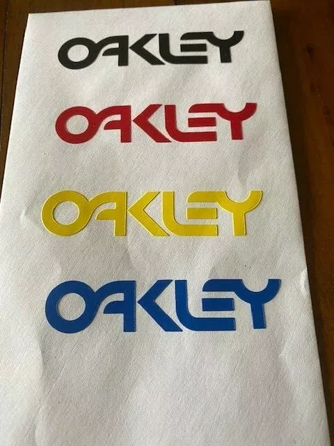 blue oakley logo | Sticker