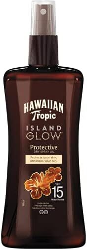 HAWAIIAN TROPIC 176787 ISLAND GLOW OLIO PROTETTIVO SPF 15