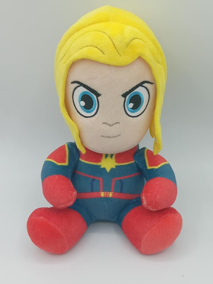 Kidrobot Marvel Phunny Captain Marvel Plush Figure Toys Stuffed Animal