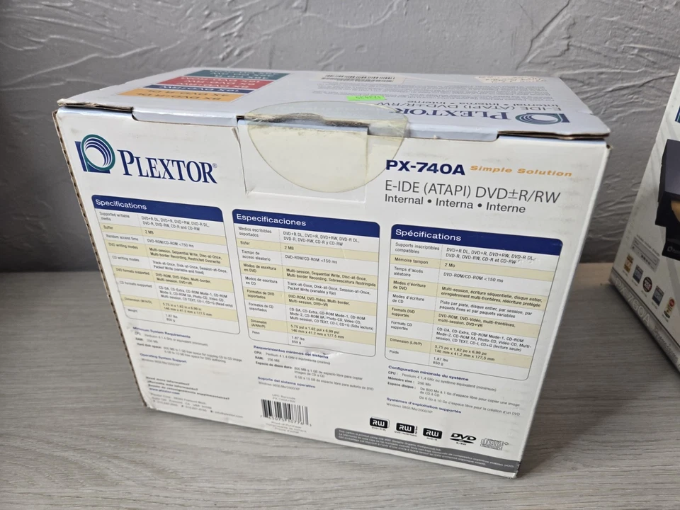 SEALED  Plextor PX-740A DVD/CD-ROM Drive - Image 4 of 4