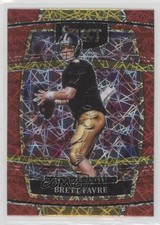 2022 Panini Select Draft Picks Concourse Red Lazer Prizm Brett Favre HOF 0ky0