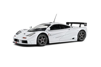 SOLIDO S1804108 MCLAREN F1 GTR SHORT TAIL WHITE 1996 1/18