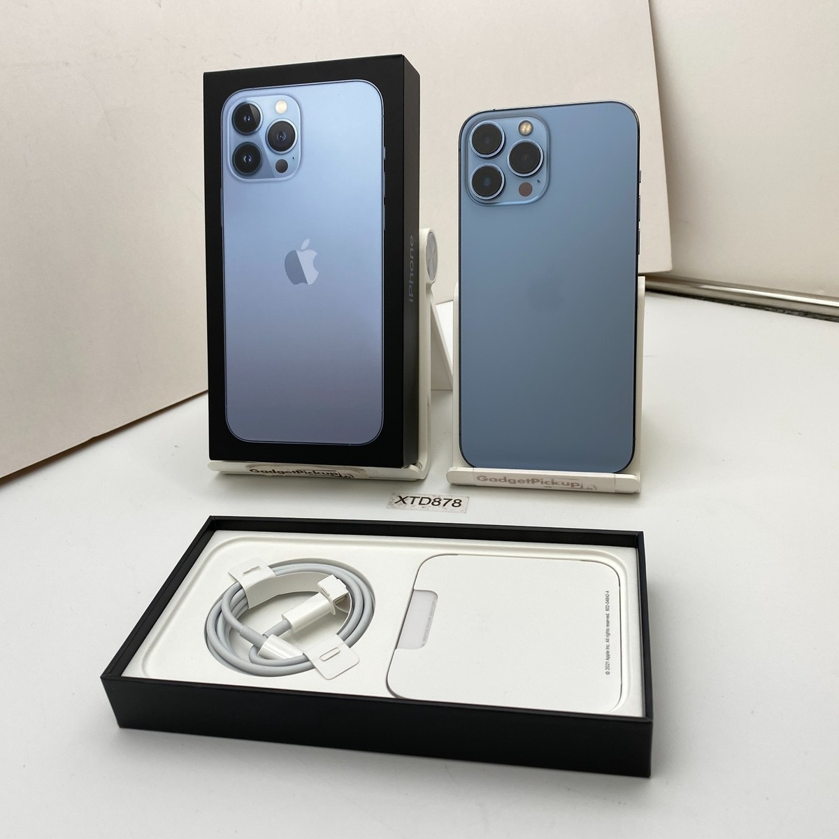 Apple iPhone 13 Pro Max - 128GB - Sierra Blue (Unlocked) - Open