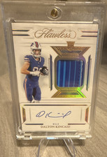 Panini 2023 Flawless Dalton Kincaid Signature Gloves RC Auto Patch SG-DKI