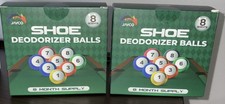 2 PACK - Javco Shoe Deodorizer Balls - 8 month supply per box - Odor eliminator