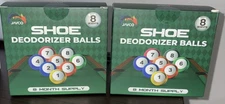 2 PACK - Javco Shoe Deodorizer Balls - 8 month supply per box - Odor eliminator