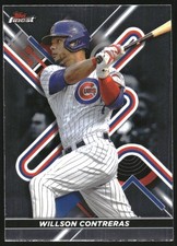 2022 Topps Finest Baseball Card #40 Willson Contreras