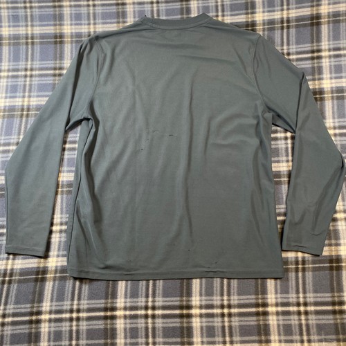 Wrangler Workwear Herren Langarm Pocket T-Shirt Blau Large Performance Tee - Bild 7 von 8