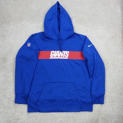 Nike Hoodie Herren Large Blau NFL New York Giants Streetwear Team Logo