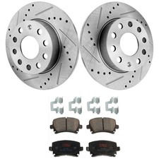 KIT-062924-130 TRW Kit de discos de freno y pastillas Juego de 2 ruedas traseras para VW Sedán Golf A3