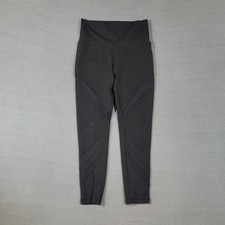 Ivivva By Lululemon High Rise Mesh Panel Workout Leggings Black 14