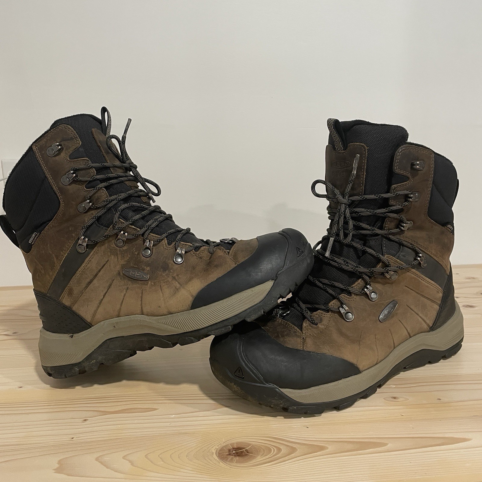 Stivali Uomo Keen Revel Stivali da Neve Impermeabili Alta Trazione Polare. senza scatola taglia 12