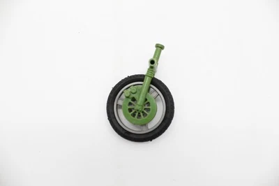 GI JOE - SILVER MIRAGE MOTORCYCLE - ROUE AVANT - PARTS - HASBRO - 1985 - ANCIEN - Photo 1/2