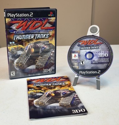World Destruction League: Thunder Tanks (PlayStation 2, 2000) CIB, Tested