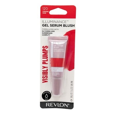 REVLON 11mL GEL SERUM BLUSH ILLUMINANCE STRIKING ROSE 120 Brand New