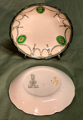 Antique Early 1900's Royal Doulton 6 Pc Countess Porcelain Tea