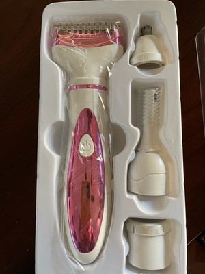 Vacto 4 in 1 portable electric razor body trimmer for women NEW no Box Pink