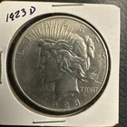 1923-D Denver Mint Silver Peace Dollar