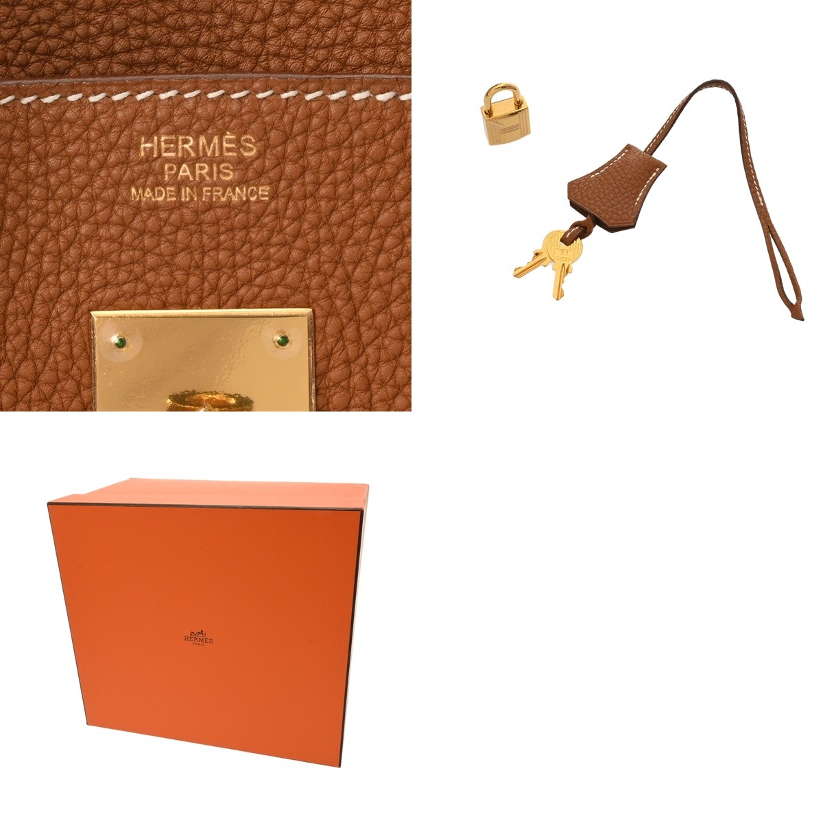HERMES Birkin 30 Gold hand bag 800000149091000 image 10