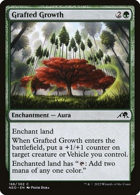 Grafted Growth (188) Kamigawa: Neon Dynasty NEO MTG Magic