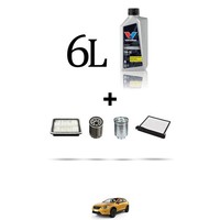 Hoffcar Set Service 4 Filter Und 6L ÖL FüR Subaru Xv I 2.0 D 108Kw Von 2012