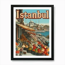 Aihrgdesign A Mid Century Modern Tr Framed Wall Art Poster Canvas Print Picture