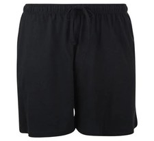 Big Mens Espionage Jersey Shorts Black PJ034 Sizes 2XL - 8XL