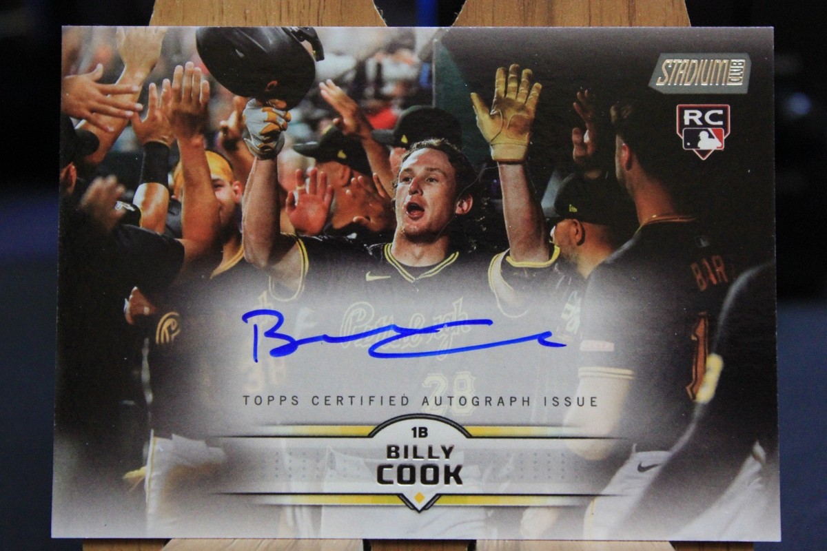 2025 Stadium Club Billy Cook ROOKIE REAL ONE ON CARD AUTO! | eBay