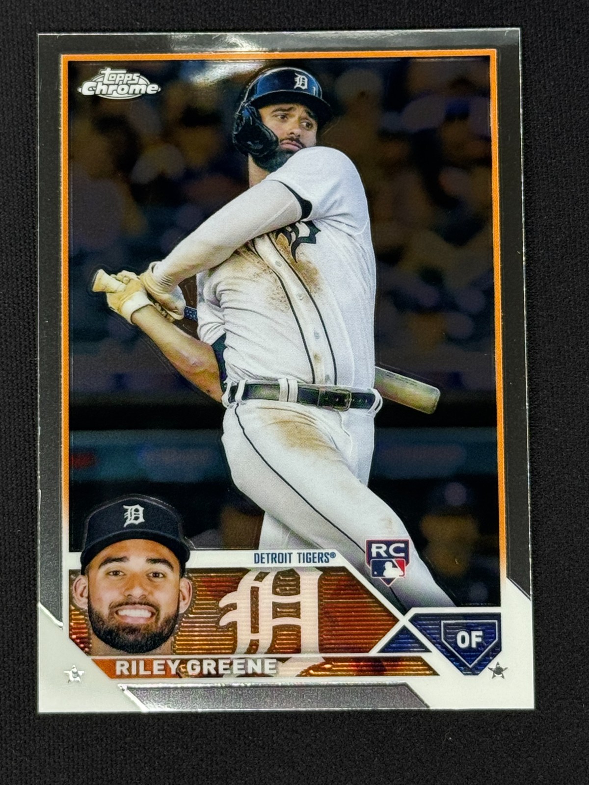 2023 Topps Chrome Riley Greene RC #182 Detroit Tigers Rookie