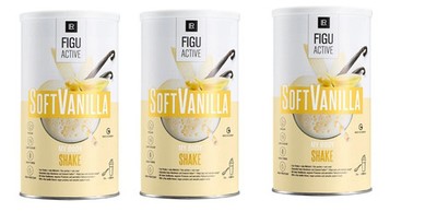 LR FIGUACTIVE SOft Vanille Shake 496g pro Dose  3er Set