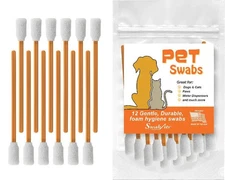 Swab-its® 12-piece Package of Pet Care Foam Swabs: 87-8223