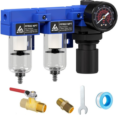 #ad #ad 1 4quot; NPT Compressed air DryerAir Pressure Regulator Filter ComboAir Compres... $35.47