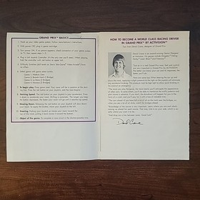 Grand Prix (Atari 2600, 1982) Complete In Box With Inserts Tested Working