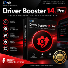 IObit Driver Booster 14 PRO, 1 Device - 1 Year
