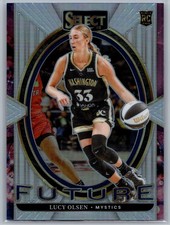 2025 Panini Select WNBA LUCY OLSEN Rookie Silver Select Future RC #18 Mystics