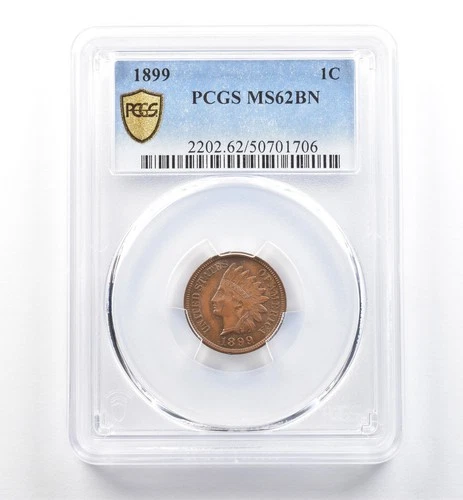 1899 Indian Head Cent MS62 BN PCGS *6057
