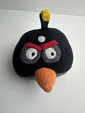 Angry Birds Black Bomb Bird Plush 5" 2012 Commonwealth HOMEMADE HANDMADE 1/1