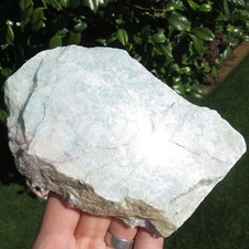 Minerali *** GRANDE CRISTALLO di AMAZZONITE AZZURRA Brasile 2,6 KG