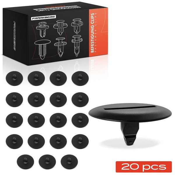 Frankberg 20X NYLON-CLIP Schwarz Passend FüR Mercedes A-KLASSE C-KLASSE CLA CLS-image