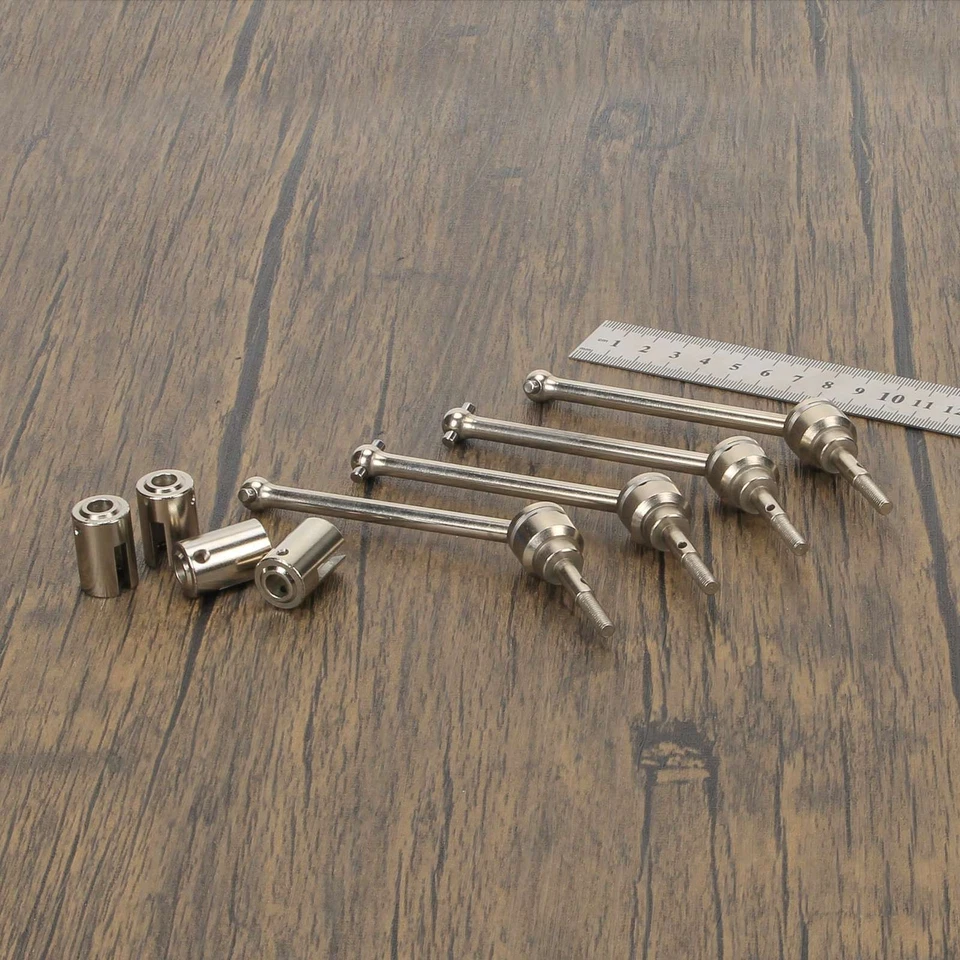 Dureza del eje de transmisión CVD delantero trasero mejorada para actualizaciones RC 1-10 Traxxas Maxx Foto 3 de 4