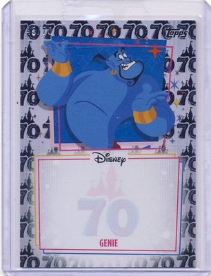 2026 Topps Disneyland 70th Foil Autograph Opportunity UA-GN Genie 45/70